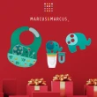 【MARCUS&MARCUS】口腔訓練禮盒組(大口袋圍兜+咬咬輔食組+固齒玩具)