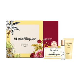 【Salvatore Ferragamo】晨光綻放女性香氛禮盒(淡香精100ml+10ml+身體乳50ml.專櫃公司貨)