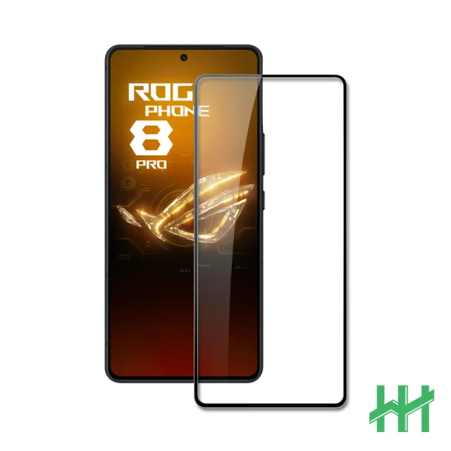 【HH】ASUS ROG Phone 8/8 Pro -6.78吋-全滿版-鋼化玻璃保護貼系列(GPN-ASRP8-FK)