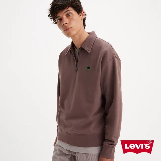 【LEVIS 官方旗艦】Skateboarding滑板系列 男款 開襟拉鍊罩衫 人氣新品 A1012-0008
