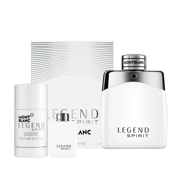 【MONTBLANC 萬寶龍】傳奇白朗峰男仕淡香水100ml(贈隨機體香膏75g+小香乙瓶.專櫃公司貨)