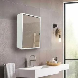 【聯德爾】單鏡面鏡櫃-防水發泡板-無銅鏡(42公分)
