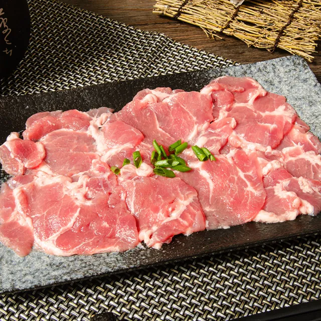 【鮮綠生活】丹麥皇冠豬梅花肉片 6盒(250g±10%/盒;中秋烤肉、烤肉組)