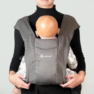 【Ergobaby】Embrace 環抱二式初生嬰兒背帶柔軟透氣款(灰色)