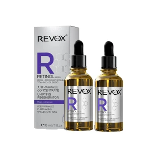 【REVOX B77】A醇抗痕新生精華液30ML 2入組(全方位抗老 肌膚細嫩緊緻)