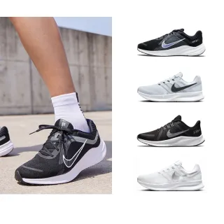 【NIKE 耐吉】慢跑鞋 運動鞋 QUEST 5/DOWNSHIFTER/RUN SWIFT 男鞋 女鞋 黑白(DD0204001&)