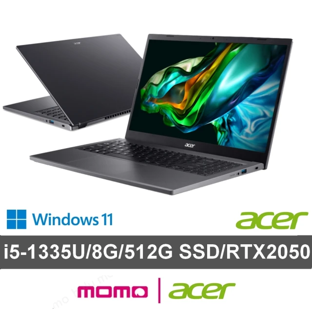 Acer 宏碁 17.3吋i5效能筆電(Aspire/A517-58GM-59BB/i5-1335U/8G/512G SSD/RTX2050/W11)