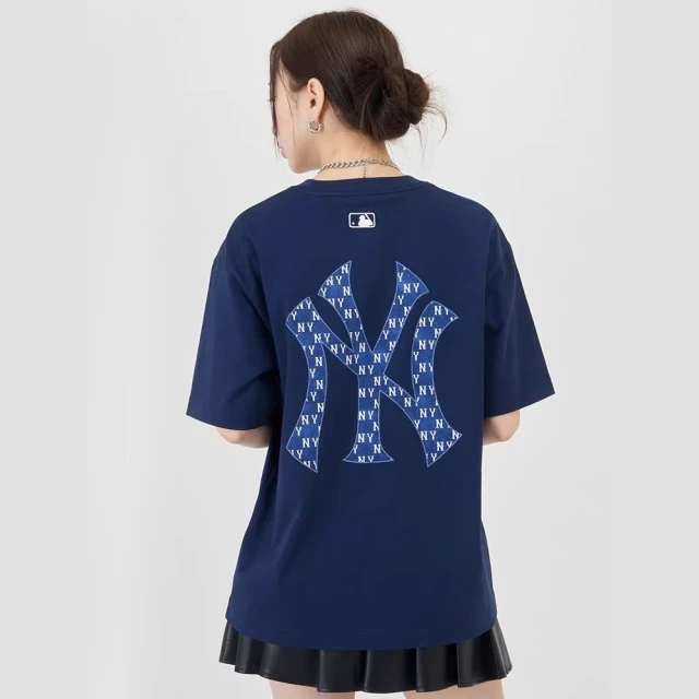 MLB 背後大Logo短袖T恤 MONOGRAM系列 紐約洋基隊(3ATSM0643-50NYS)