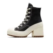 【CONVERSE】Chuck 70 De Luxe Heel 帆布鞋 增高 男女鞋 黑(A05347C)