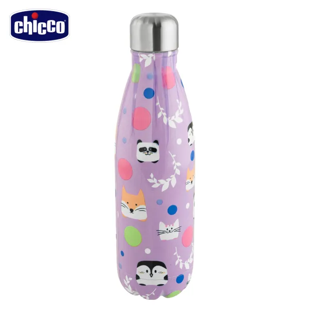 【Chicco 官方直營】不鏽鋼保溫瓶500ml(保溫可達6h)