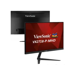 【ViewSonic 優派】VX2718-P-MHD 27型 VA 電競螢幕(內建喇叭/FreeSync/1ms)