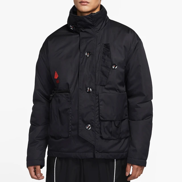 NIKE 耐吉 AS KI M Protect Jacket 男款 黑色 保暖 工裝 多口袋 外套(DA6697-010)