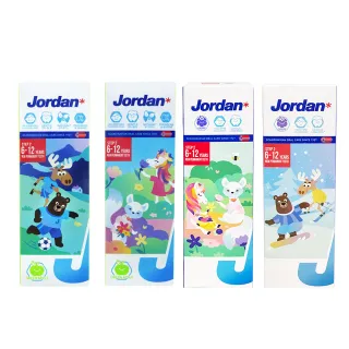 【Jordan】清新水果味兒童牙膏-75ml(6-12歲)
