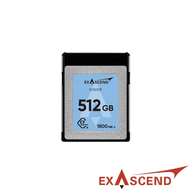 Exascend VIGOR CFexpress Type B 高速低功耗記憶卡 512GB(正成公司貨)