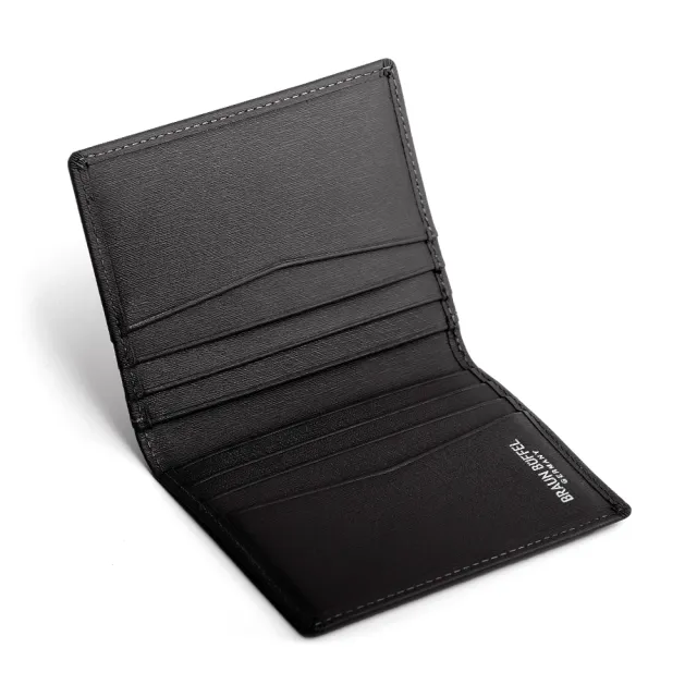 【BRAUN BUFFEL 德國小金牛】HOMME-M 10卡名片夾-黑色(BF306-401-BK) 送禮推薦
