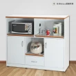 【Miduo 米朵塑鋼家具】4.2尺兩門一抽三拉盤塑鋼電器櫃（附插座）