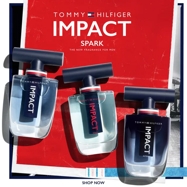 【Tommy Hilfiger】Tommy Impact Spark 衝擊效應閃耀淡香水 100ml(專櫃公司貨 #木質果香調)