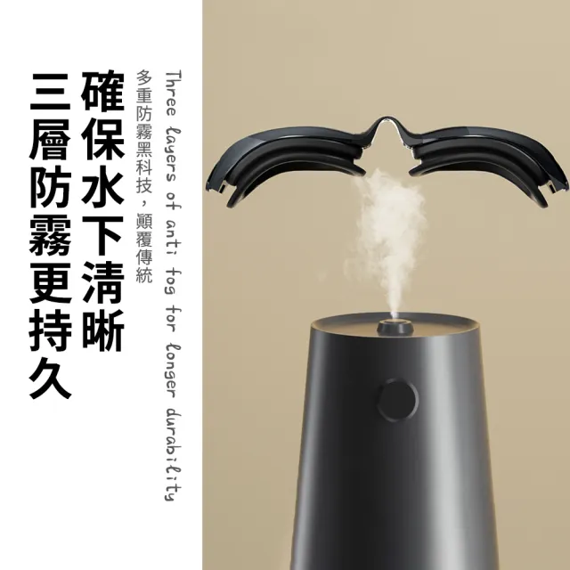 【Friyu】防水防霧高清成人泳鏡+泳帽套組 游泳護目鏡 運動泳帽 游泳用品 男女通用