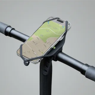【Bone 蹦克】單車手機綁4代 Pro Max 超穩雙綁帶(手機支架 腳踏車支架 自行車導航 公路車支架 T型車把)