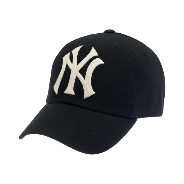 【MLB】可調式軟頂棒球帽 紐約洋基隊(3ACPBMM4N-50BKS)