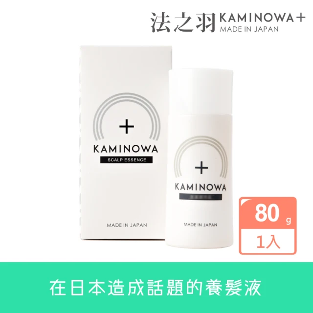 KAMINOWA 法之羽 養髮液(80g X ３入瓶裝 日本