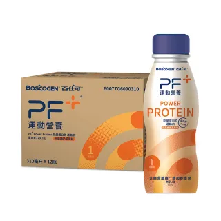 【百仕可PF+運動營養】能量蛋白飲 阿薩姆奶茶風味310mlx12瓶(運動前能量補給)