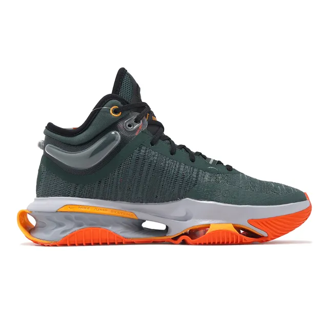 【NIKE 耐吉】籃球鞋 Air Zoom G.T. Jump 2 EP 復古綠 安全橙 男鞋 EST. 1972(DJ9432-301)