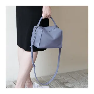【Darker Than Black】Mini Valley Cube Shoulder Bag/普羅旺斯藍(斜背包/側背包/單肩包/真皮包)