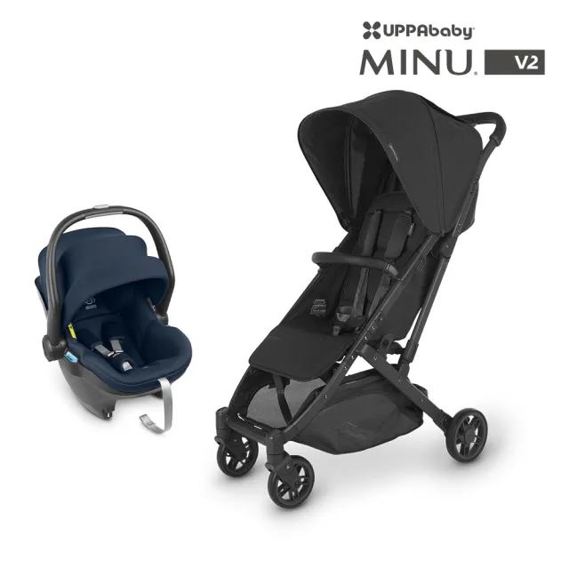 【UPPAbaby】MINU V2單寶推車+MESA i-Size新生兒提籃(輕便型折疊車款加提籃轉接器)