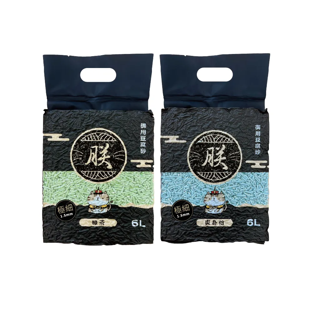 【朕】1.5mm天然環保豆腐貓砂(6L 8包組 2.5kg)