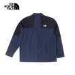 【The North Face 官方旗艦】北面UE男款藍色吸濕排汗防潑水可拆卸衣袖休閒長袖襯衫｜88598K2