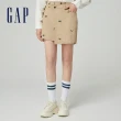 【GAP】女裝 Logo短裙-卡其色(452557)