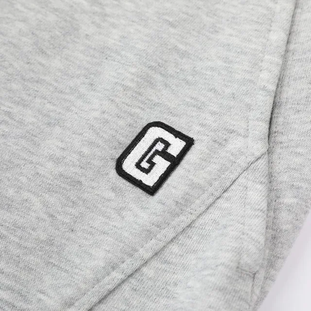 【GAP】女裝 Logo抽繩鬆緊短裙-灰色(452558)