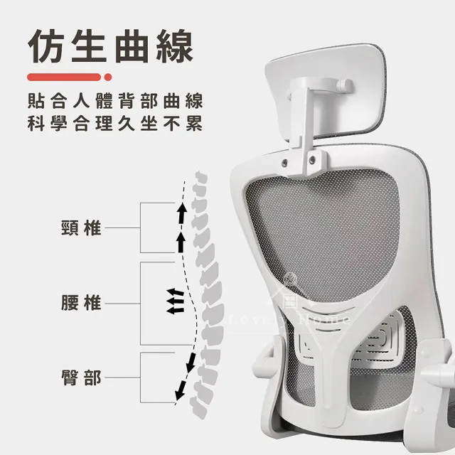 【享澄家居】人體工學電競椅-黑-有頭枕(sc4113)(電競椅/電腦椅/辦公椅)