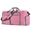【LEBON】摺疊牛津布整理收納袋-85L(衣物收納 玩具收納 拉桿包 行李袋 旅行袋 手提袋 健身運動包)
