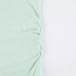 【GAP】女裝 V領短袖針織衫 絨感針織系列-綠色(406377)