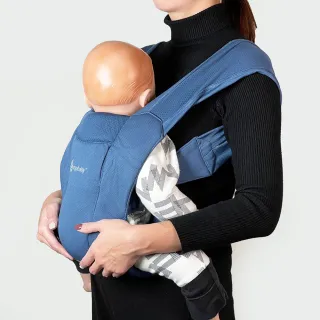 【Ergobaby】Embrace 環抱二式初生嬰兒背帶柔軟透氣款(藍色)