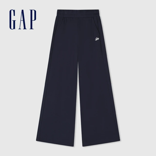 GAP 女裝 Logo純棉立領棒球外套-海軍藍(872711