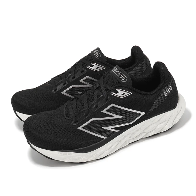 NEW BALANCENEW BALANCE 慢跑鞋 Fresh Foam X 880 V14 2E 男鞋 寬楦 黑 白 緩衝 運動鞋 NB(M880B14-2E)