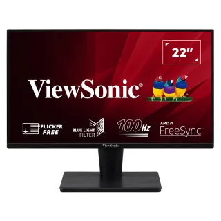【ViewSonic 優派】VA2215-H 22型 VA 護眼電腦螢幕(FreeSync/1ms)