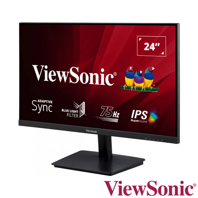 【ViewSonic 優派】VA2409-H  24型 IPS 75Hz 護眼電腦螢幕(3ms)