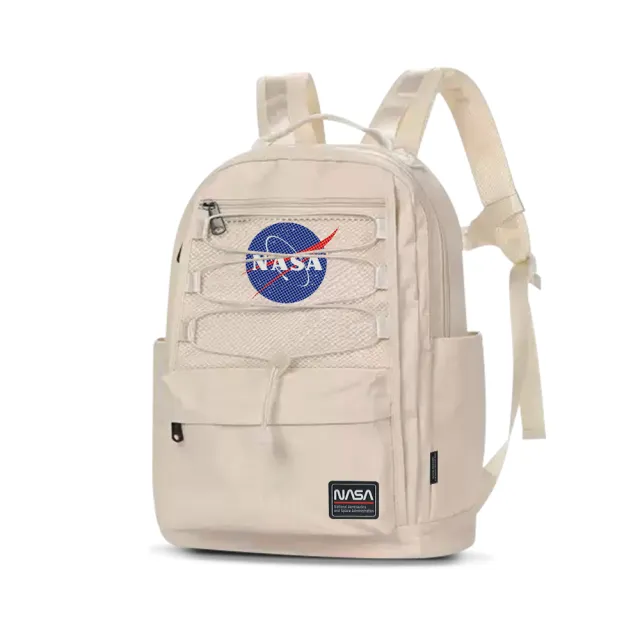 【NASA SPACE授權】買一送一。買就送品牌傘/帽任選│美國太空旅人大容量格雷系旅行後背包(多款任選)