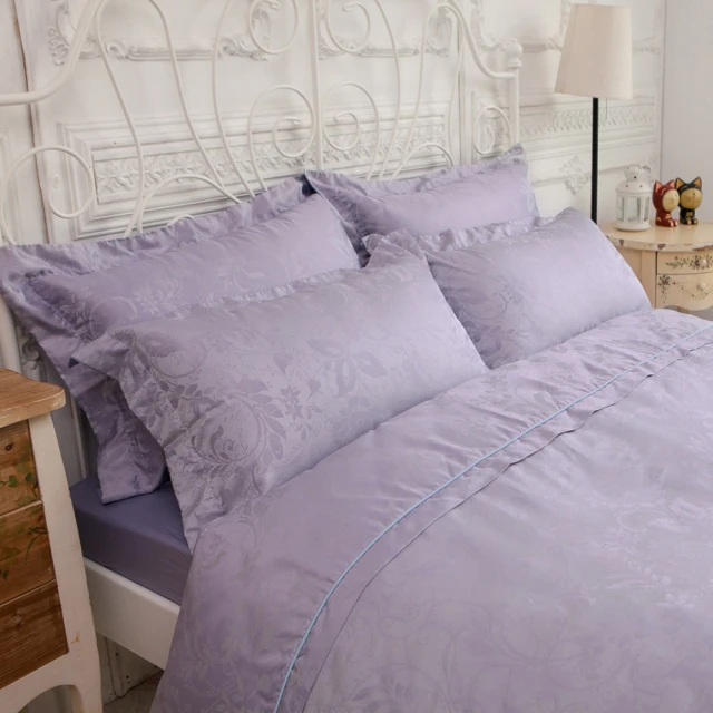 Fotex 芙特斯 極光紫卉-雙人加大棉被套7x8尺(頂級緹
