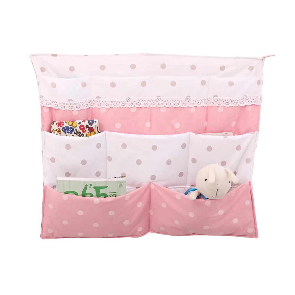 【HA Baby】嬰兒床專用-側掛袋(置物袋、嬰兒床周邊收納掛袋、9格收納袋  B s)