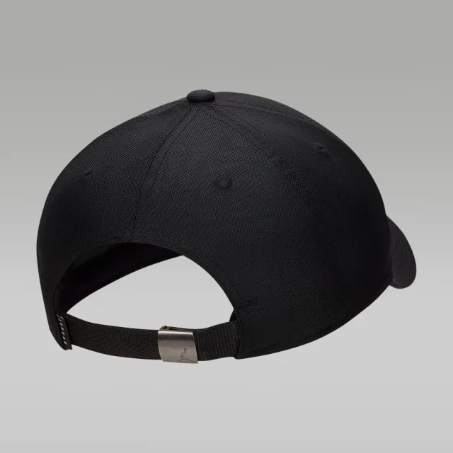 NIKE 耐吉】帽子棒球帽運動帽遮陽帽AJ 喬丹J RISE CAP S CB MTL JM 黑 