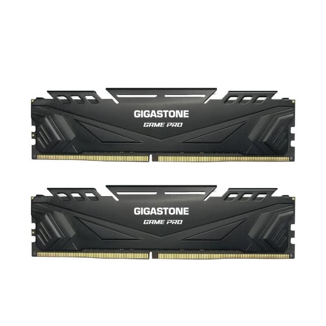 【GIGASTONE 立達】Game Pro DDR4 3200 32GB 電競超頻 桌上型記憶體-黑(PC專用/16GBx2)