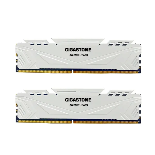 【GIGASTONE 立達】Game Pro DDR4 3200 32GB 電競超頻 桌上型記憶體-白(PC專用/16GBx2)