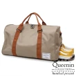 【DF Queenin】休閒輕旅行多背法大容量旅行袋 - 多色可選