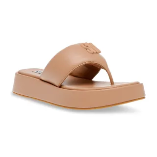 【steve madden】BONFIRE 胖胖夾腳厚底拖鞋(卡其色)