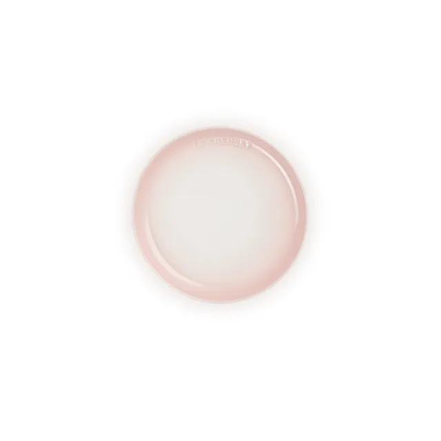 【Le Creuset】瓷器花蕾系列餐盤17cm(貝殼粉/湖水綠/銀灰藍 3色選1)